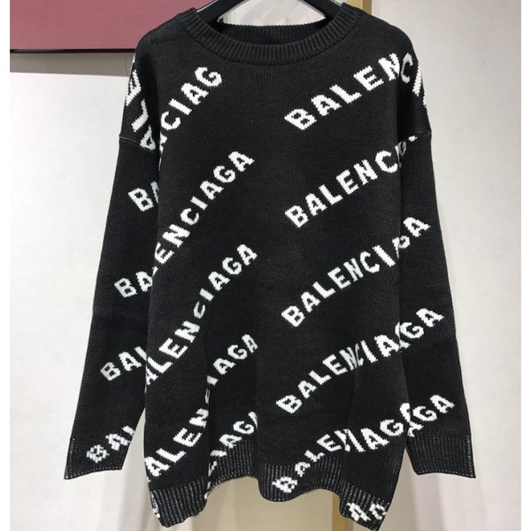 Buy High quality replica UA Balenciaga Allover Logo Crewneck Sweater (SELECT COLORWAY) from HypeRepTime, best replica designer brand website