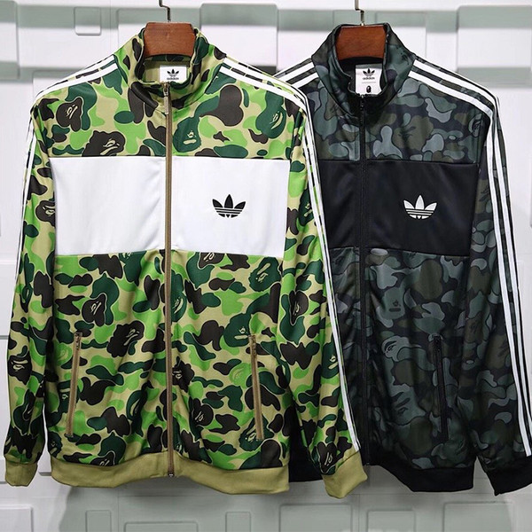 Buy High quality replica UA Bape X Adidas ABC Camo track Jacket from HypeRepTime, best replica designer brand website