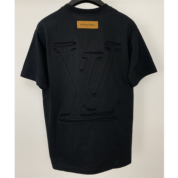 Buy High quality replica UA Louis Vuitton Logo Black Cotton T-shirt from HypeRepTime, best replica designer brand website
