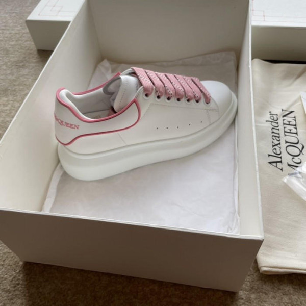 buy High Quality Replica UA Alexander Mcqueen Oversized White Pink, Sneakers replica from hypereptime Other brands