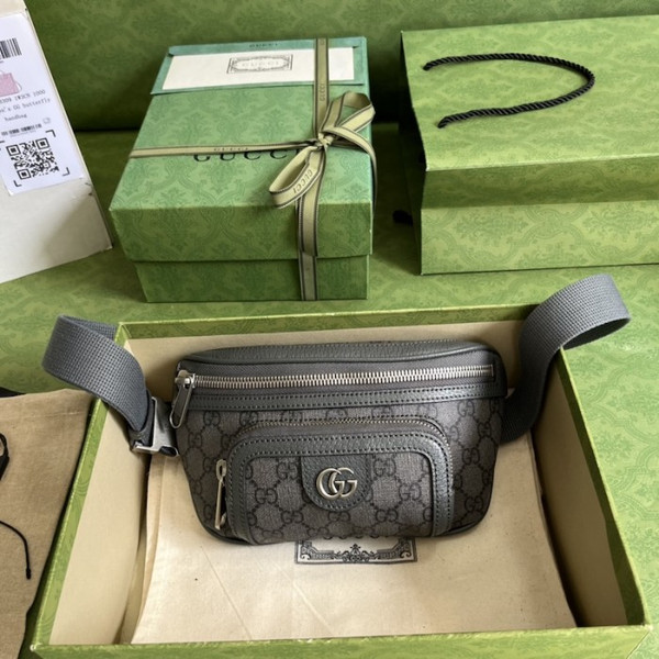 High Quality Replica UA  Gucci Ophidia Grey Belt Bag