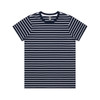 wo's-maple-stripe-tee-navy/white