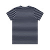 wo's-maple-stripe-tee-navy/white-back