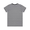 wo's-maple-stripe-tee-black/white-back