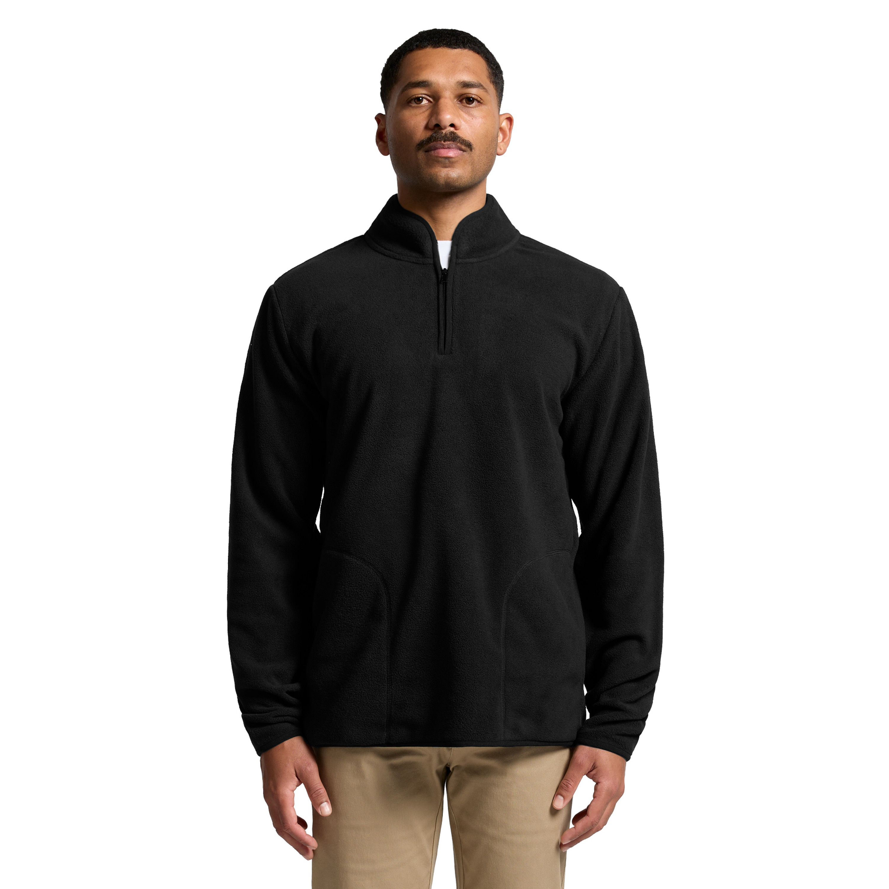 Mens Microfleece Half Zip Crew - 5147 - AS Colour NZ