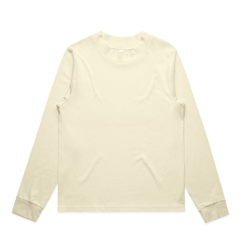 wo's-mock-l/s-tee-butter