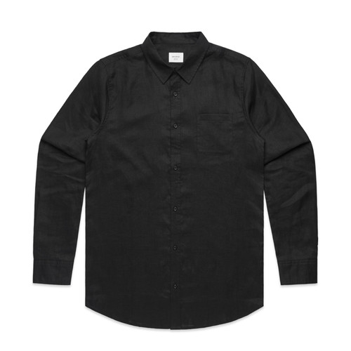linen-shirt-black