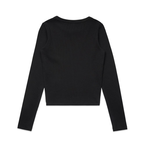 wo's-organic-rib-l/s-tee-black-back