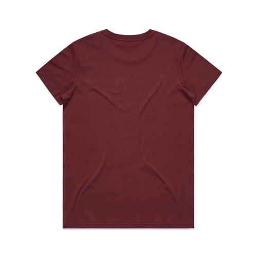 wo's-maple-tee-burgundy-back
