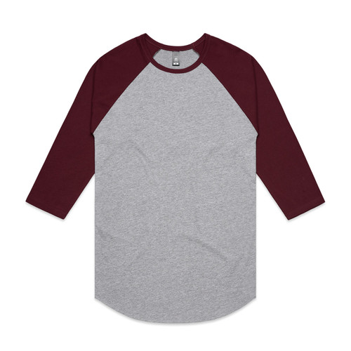 raglan-tee-greymarle/burgundy
