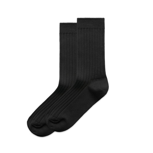 wo's-rib-socks-(2-pairs)-black