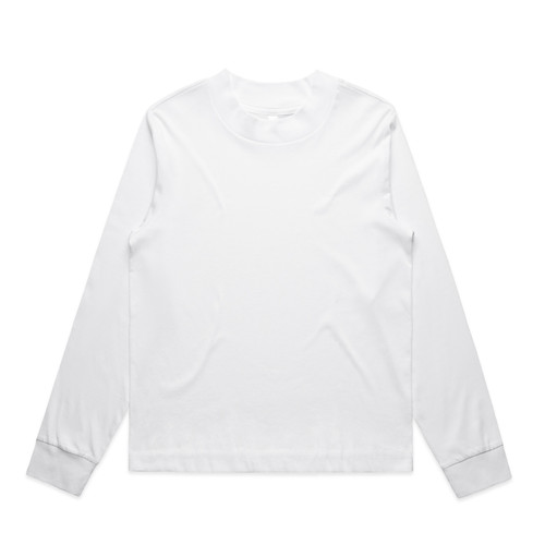 wo's-mock-l/s-tee-white
