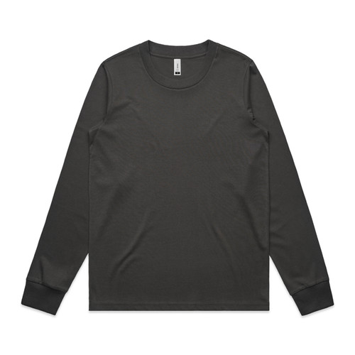 wo's-dice-l/s-tee-coal