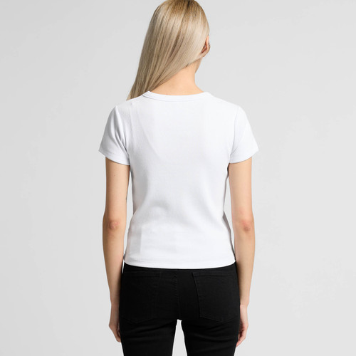 Wo's Organic Rib Tee | 4092G