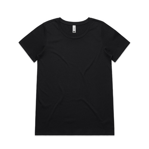 Wo's Shallow Scoop Tee | 4011S