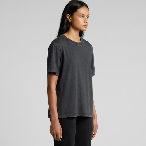 Wo's Stone Wash Heavy Tee | 4085