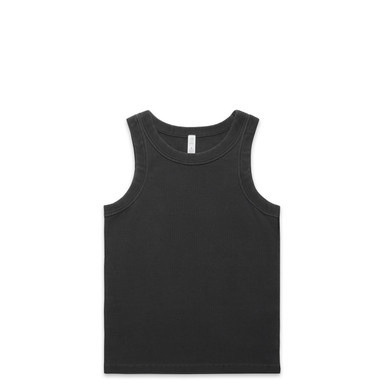 Wo's Faded Organic Rib Tank | 4034
