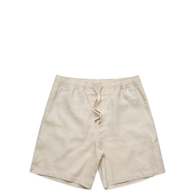 100% linen shorts - Man