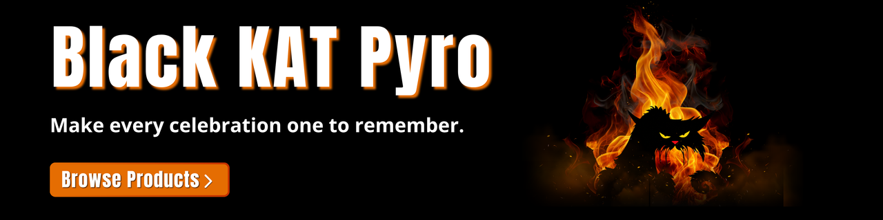 Black KAT Pyro in Claude, Texas - Make every celebration one to remember. Browse Products >