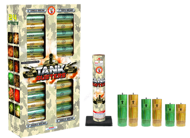 Tank Busters 5-7 Inch Shells - Black Kat Pyro