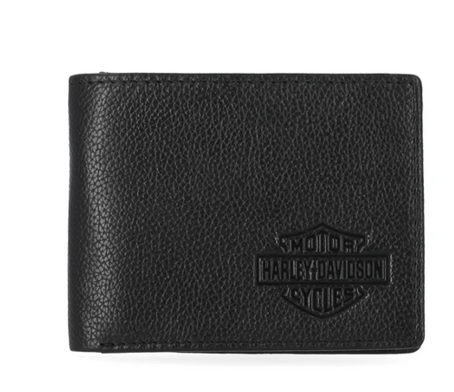 Crafted from premium genuine pebble leather, this sleek and stylish wallet offers a blend of durability and sophistication. 