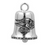 Harley-Davidson® Wild Hog Bar & Shield Ride Bell. The bell is made out of metal. Includes ring for hanging and felt pouch with legend card.