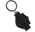 Harley-Davidson® Bar & Shield Logo Metal Key Ring, 4536P. Manufactured from a long lasting metal with a black finish. Iconic Bar & Shield logo with an awesome knurled pattern. Heavy-duty key ring. Size: 3.75" x 1.75"