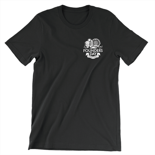 Life Is Good At Founders (Unisex Black Tee)