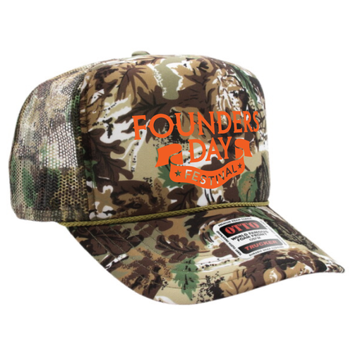 Founder's Day Camo Trucker Otto Cap