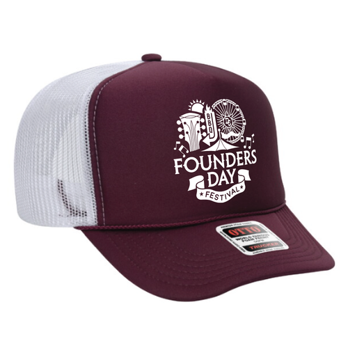 Founder's Day Maroon Trucker Otto Cap