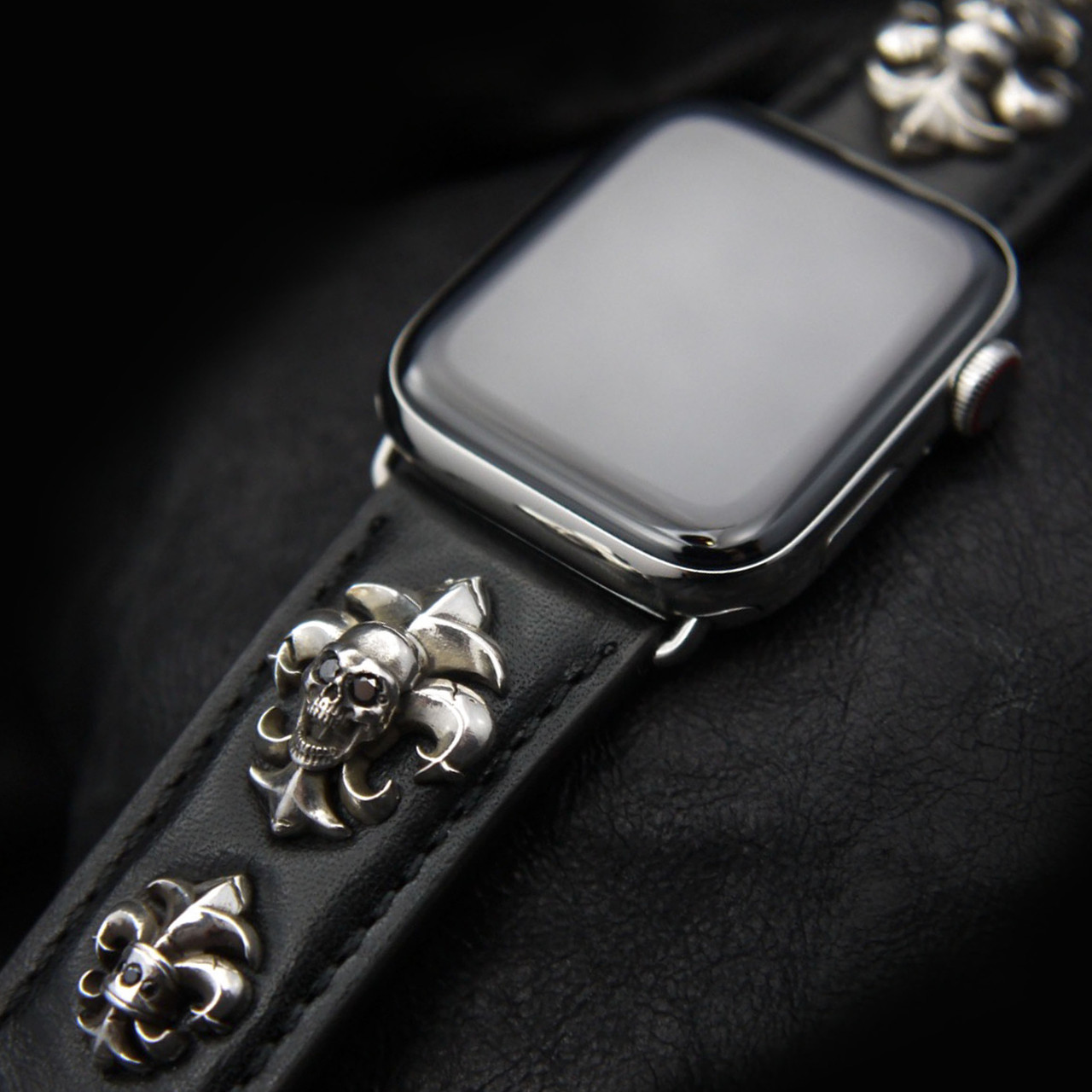 APPLE Watch | Custom Diamond Fleur De Lis STRAP | Smartwatch