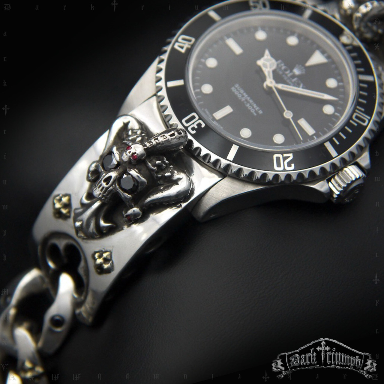 rolex sterling silver watch