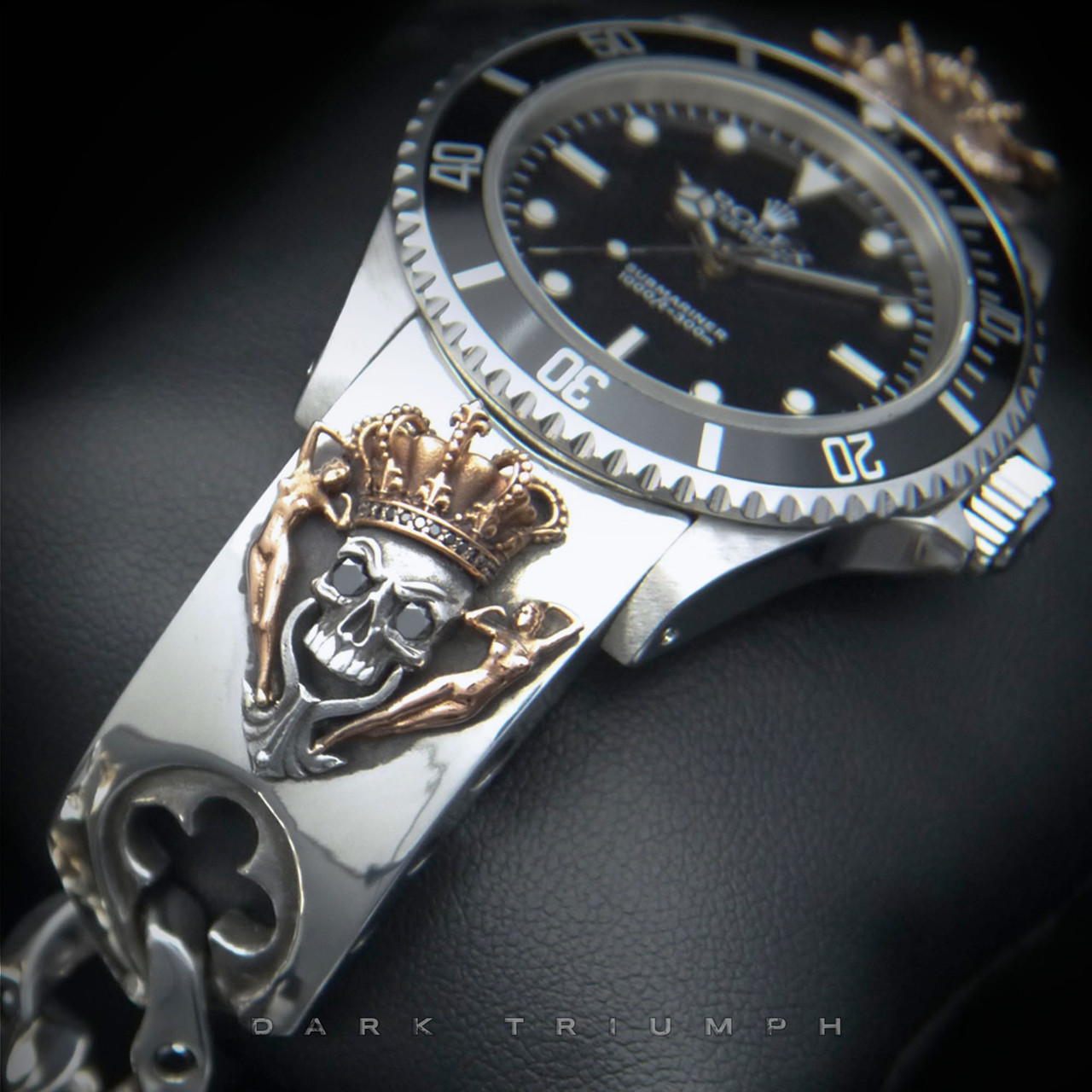 Teenageår fejre beslag Rolex Watches | Diamond Gold Goddess Aphrodite Skull Silver Skull Bracelet