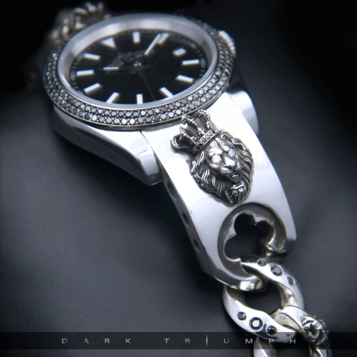 100% S925 sterling silver domineering men's lion open adjustable Thai silver  bracelet - AliExpress