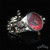 Dark Triumph Watch - Diamond & Ruby Crest Bracelet in Sterling Silver w/ 18kt Gold | BOUND by BLOOD Dark Triumph Watch - Diamond & Ruby Crest Bracelet in Sterling Silver w/ 18kt Gold | BOUND by BLOOD
