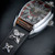 Franck Muller King Conquistador Watch - Diamond Studded Sterling Silver & Handmade Leather | KSoFM