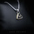Diamond TREFOIL Pendant Necklace in Sterling Silver & 18Kt Gold | Trinity de Triumph Diamond TREFOIL Pendant Necklace in Sterling Silver & 18Kt Gold | Trinity de Triumph