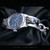 Vintage Rolex Datejust Watch - Sapphire & Diamond Skull Bracelet in Sterling Silver | BLUE BLOOD Vintage Rolex Datejust Watch - Sapphire & Diamond Skull Bracelet in Sterling Silver | BLUE BLOOD