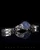 Dark Triumph Watch – Blue Sunray Dial, Sapphire Skull & Black Diamond Bracelet | SLOW BURN