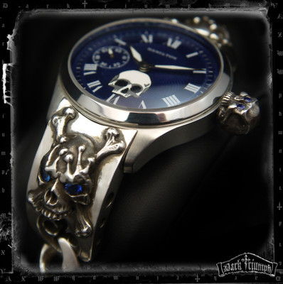 Vintage Hamilton Watches | Diamond Skull Sterling Bracelet