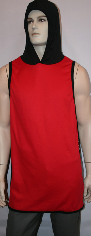 cotton singlet hoodie