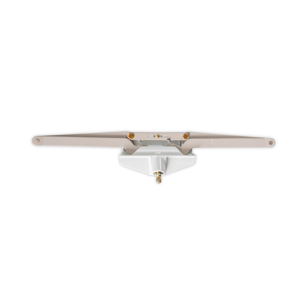 An image of the Amesbury Truth Roto Gear Awning Operator (11 Series) - Single Pull in white.