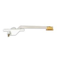 ACME rear mount single arm awning window operator with brass slider and powder-coated zinc alloy housing.