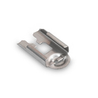Reversible stud bracket detach clip used to attach a window crank arm to a stud bracket, compatible with many common window operators.