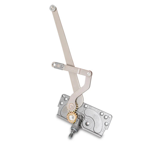 Truth 15.16 left-hand EntryGard dual arm casement window operator with 3-13/16" link arm.
