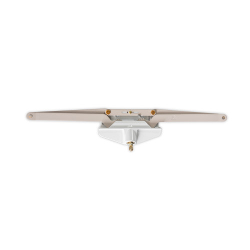 An image of the Amesbury Truth Roto Gear Awning Operator (11 Series) - Single Pull in white.