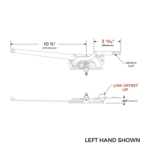 Truth 15.16 right hand EntryGard dual arm casement window