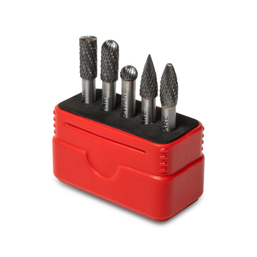An image of LEO Hardware 5pc Tungsten Carbide Burr Set.