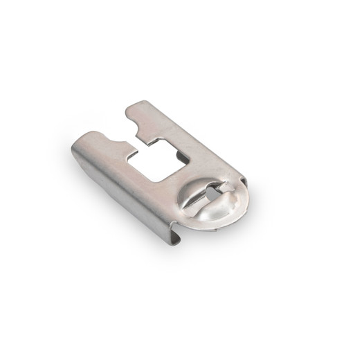 Reversible stud bracket detach clip used to attach a window crank arm to a stud bracket, compatible with many common window operators.
