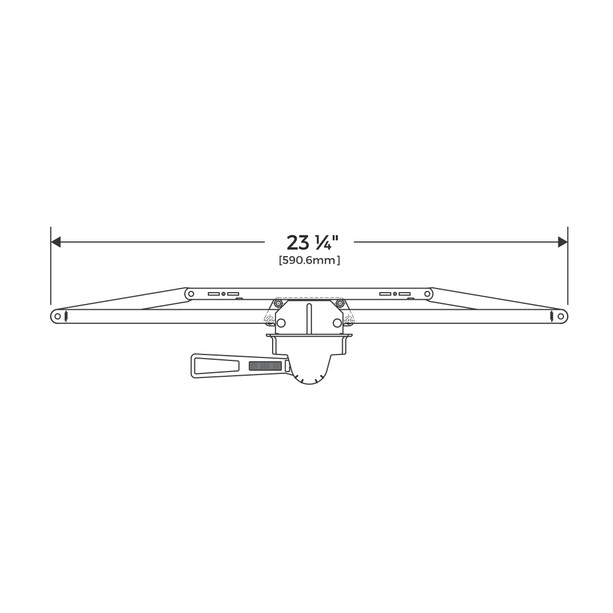 Truth Lever (10 Series) Awning Operator 23-1/4", Dual Pull